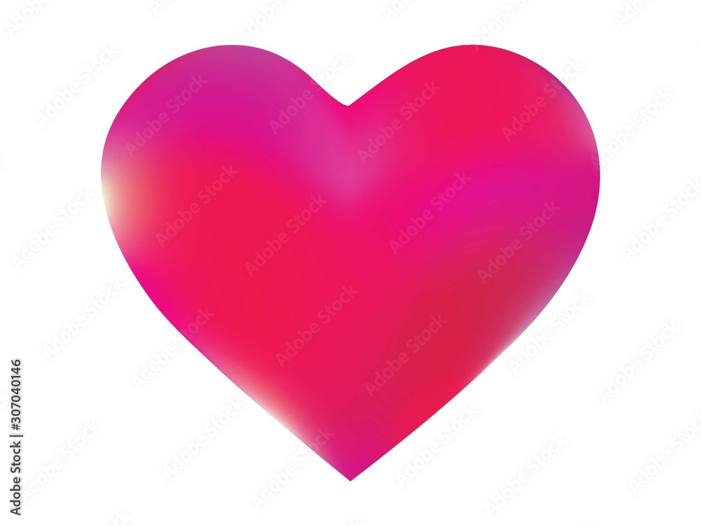 Chromatic background in the form of a heart.