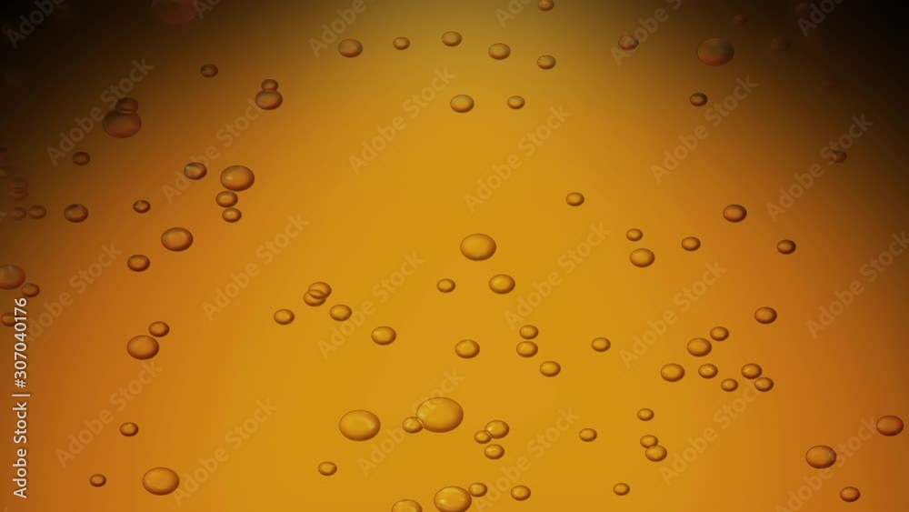 Beautiful Beer Bubbles Rising Up. Loopable 3d Animation of Sparkling Water on Yellow Background. HD 1080. Beautiful Beer Bubbles Rising Up. Loopable 3d Animation of Sparkling Water on Yellow Background. HD 1080.