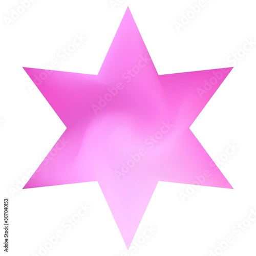 Abstract background in the form of hexagram.