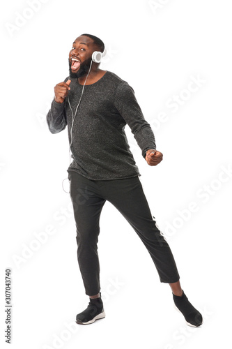 African-American man listen...