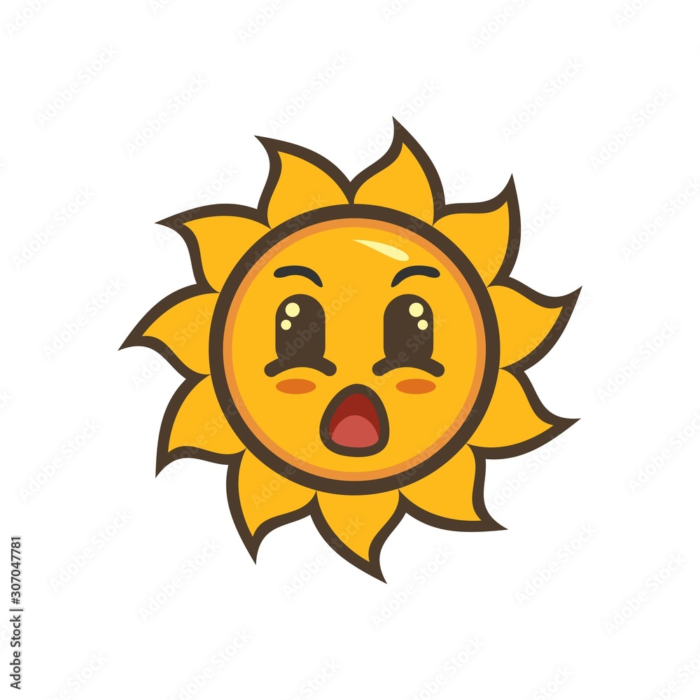 sun character design mascot vector sun character design mascot vector