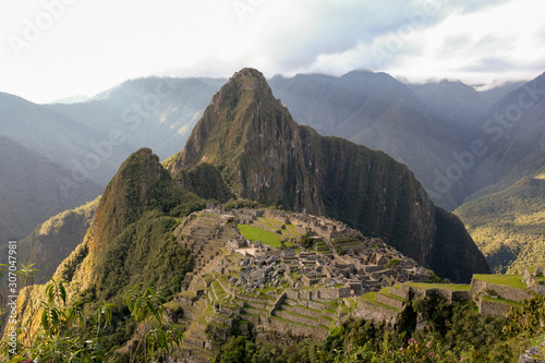 Afternoon Sun Machu Picchu photo