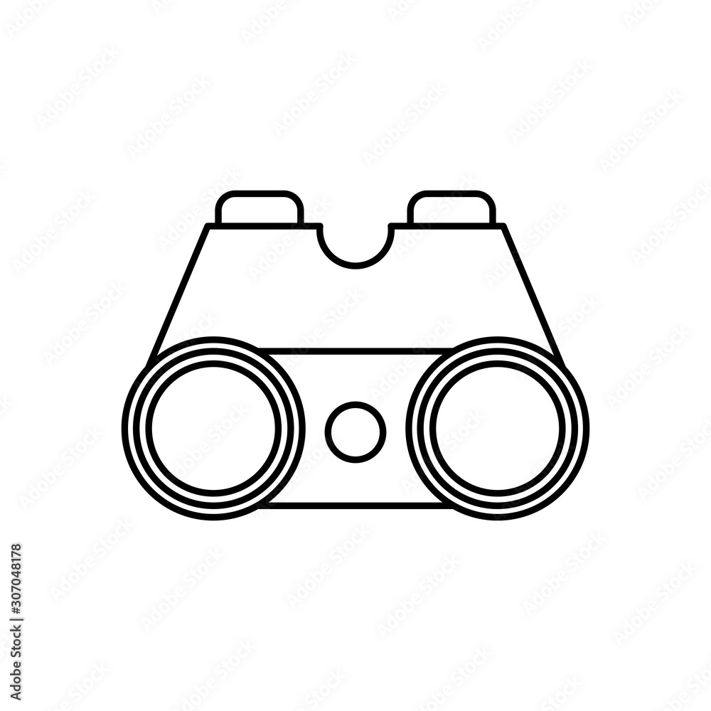 binoculars optical accessory isolated icon binoculars optical accessory isolated icon