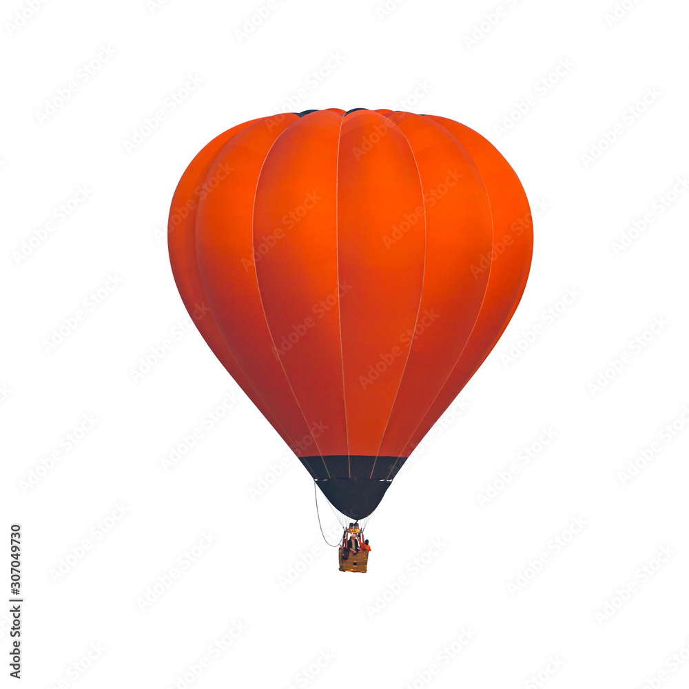 Fototapeta premium Beautiful Hot Air Balloons isolated on white background
