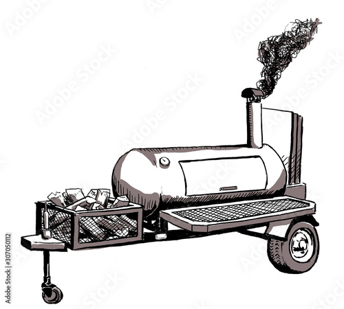 barbecue smoker
