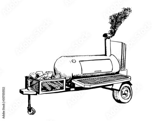 barbecue smoker
