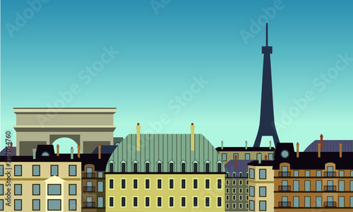 Paris skyline