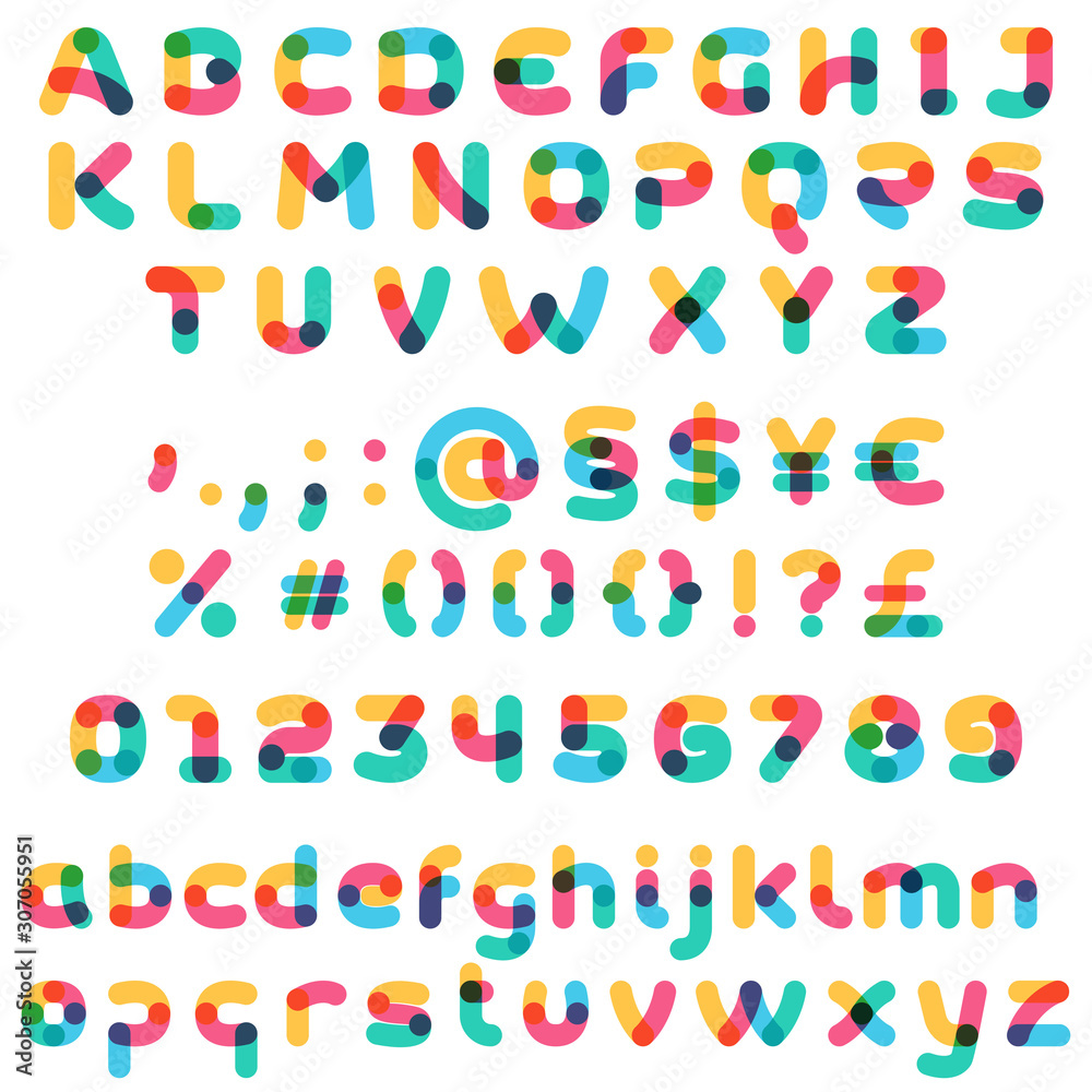 Overlapping one line full set alphabet. Overlapping one line full set alphabet.
