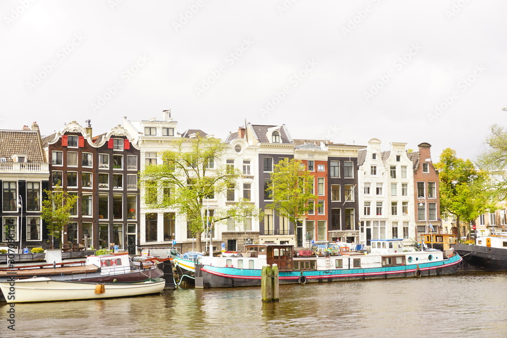 オランダ・アムステルダムの街並み