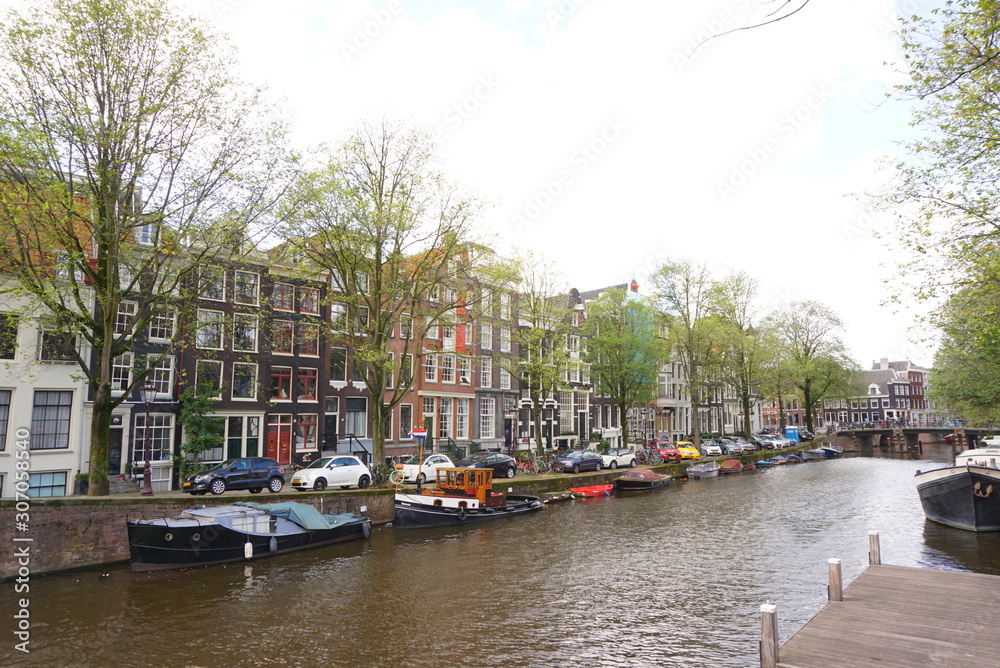 アムステルダムの街並み