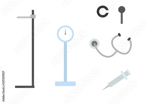 健康診断　輪郭線なし