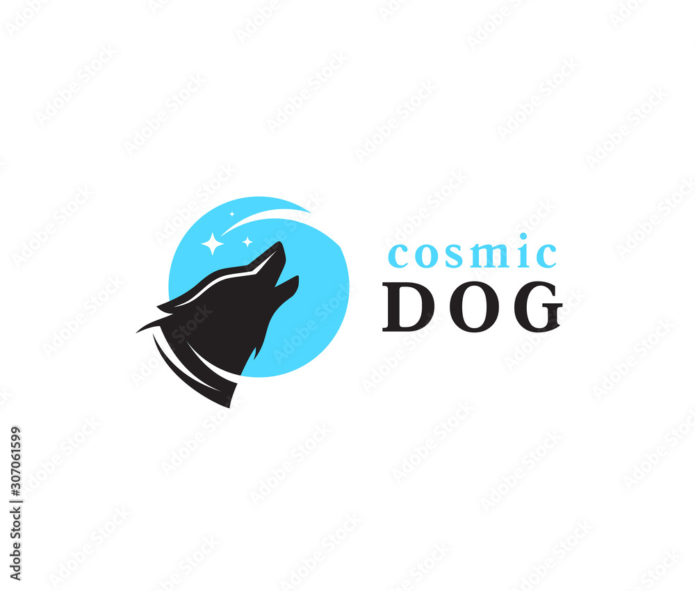 Cosmic dog logo Cosmic dog logo