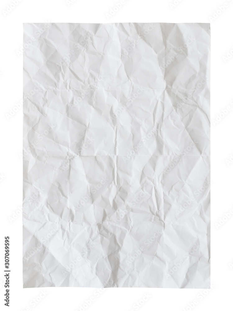 crumpled a4 paper on white crumpled a4 paper on white