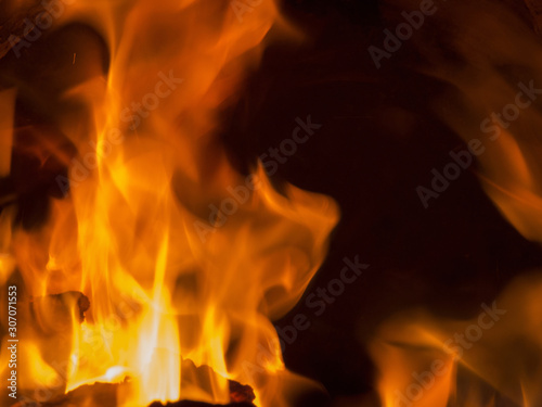 Canvas-taulu Primal bewitching magic of fire