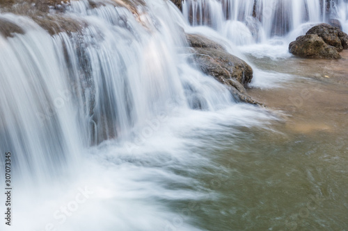 Fototapeta Naklejka Na Ścianę i Meble -  Kroeng Krawia Waterfall, Kanchanaburi Thailand