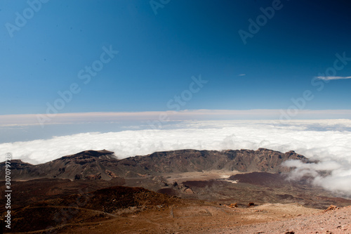 Pico del Teide  wulkan  Teneryfa  Hiszpania.