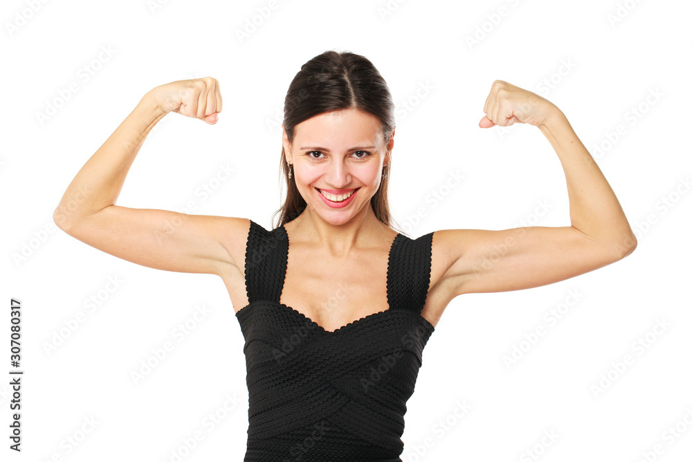 Fototapeta premium The strength of a woman in her weakness