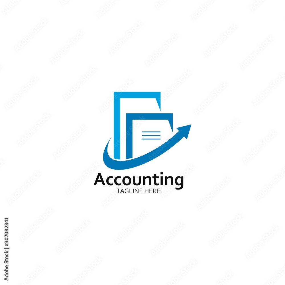 Business Accounting and Financial logo template vector illustration design Business Accounting and Financial logo template vector illustration design