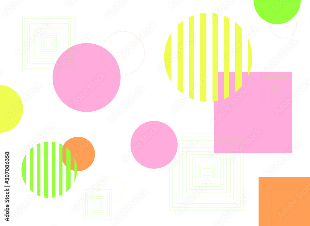 abstract simple background with circles and square, vector illustration abstract simple background with circles and square, vector illustration