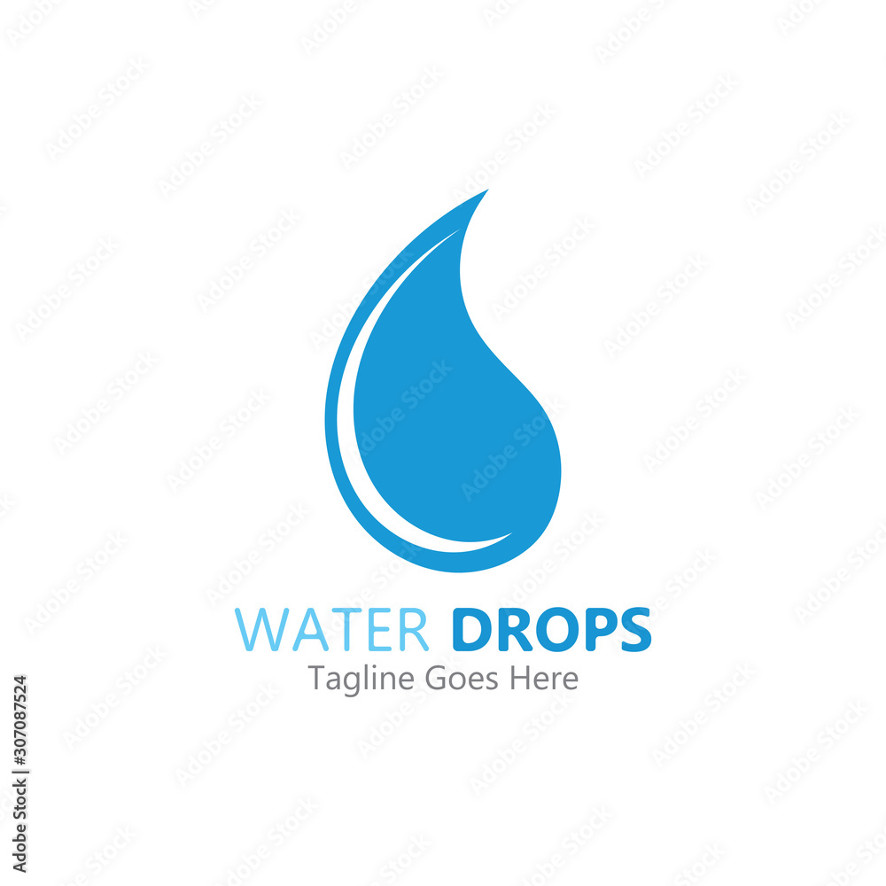 Water drop Logo Template vector illustration design Water drop Logo Template vector illustration design
