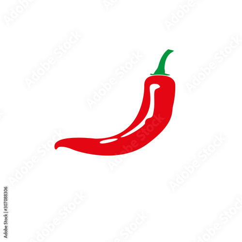 Pepper icon. Simple vector illustration