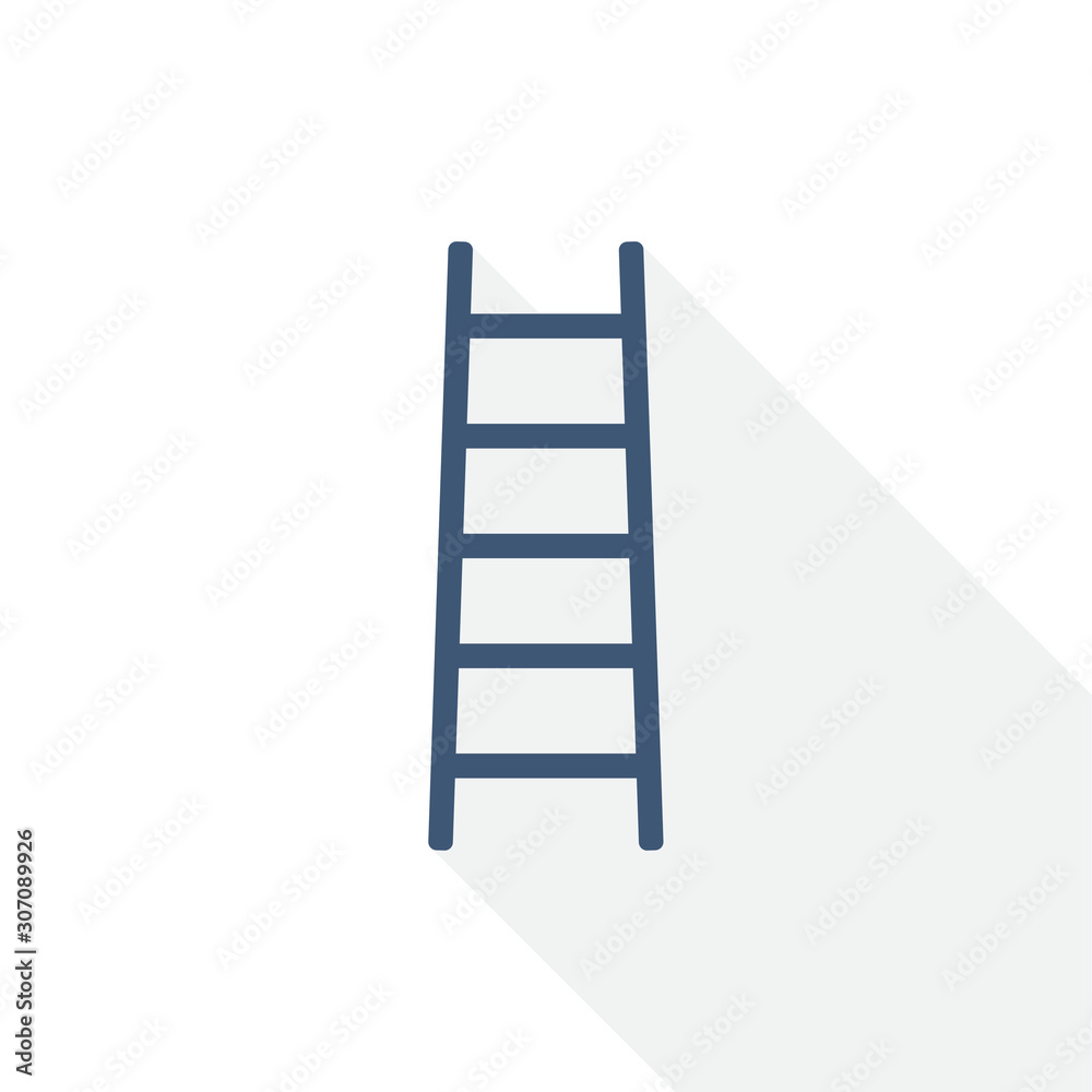 ladder vector icon, step, climb, tool, level concept flat design illustration in eps 10 with empty copy space ladder vector icon, step, climb, tool, level concept flat design illustration in eps 10 with empty copy space