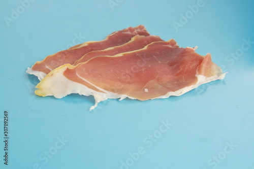 slices of serrano ham