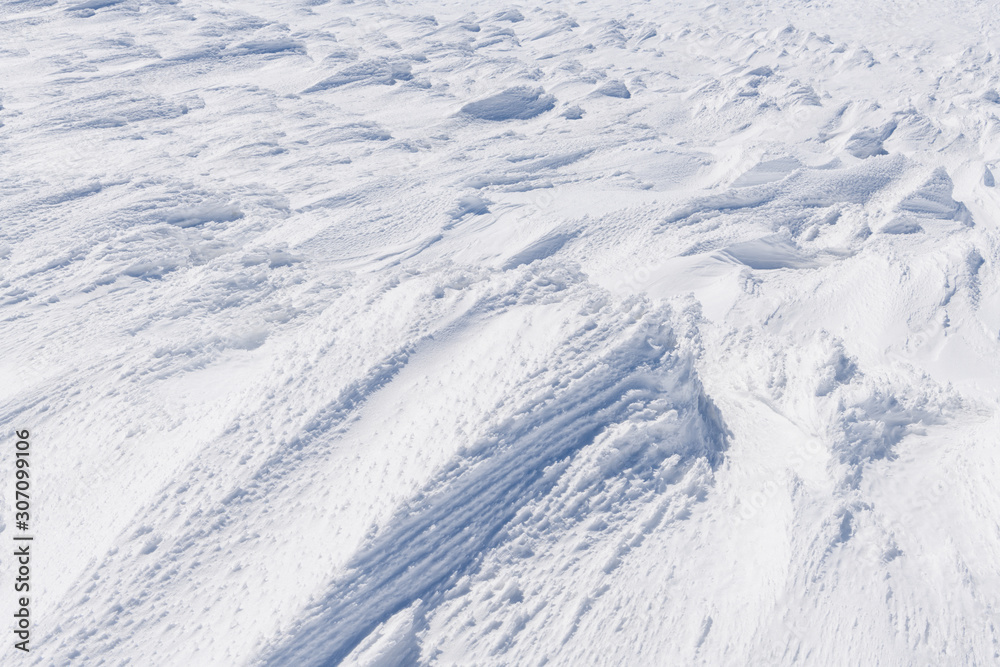 蔵王の雪面 蔵王の雪面