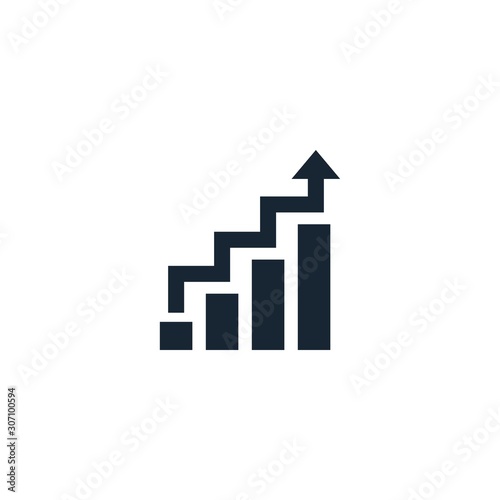 growth creative icon. filled illustration. From Success icons collection. Isolated growth sign on white background
