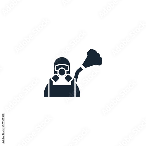 Disinfection service creative icon. filled illustration. From Services icons collection. Isolated Disinfection service sign on white background