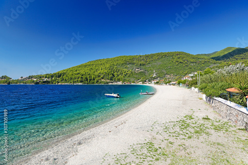 Fototapeta Naklejka Na Ścianę i Meble -  The beach Panormos of Skopelos, Greece