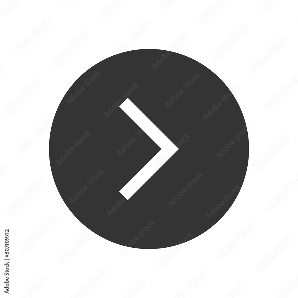 Right arrow vector icon, simple sign for web site and mobile app. Right arrow vector icon, simple sign for web site and mobile app.