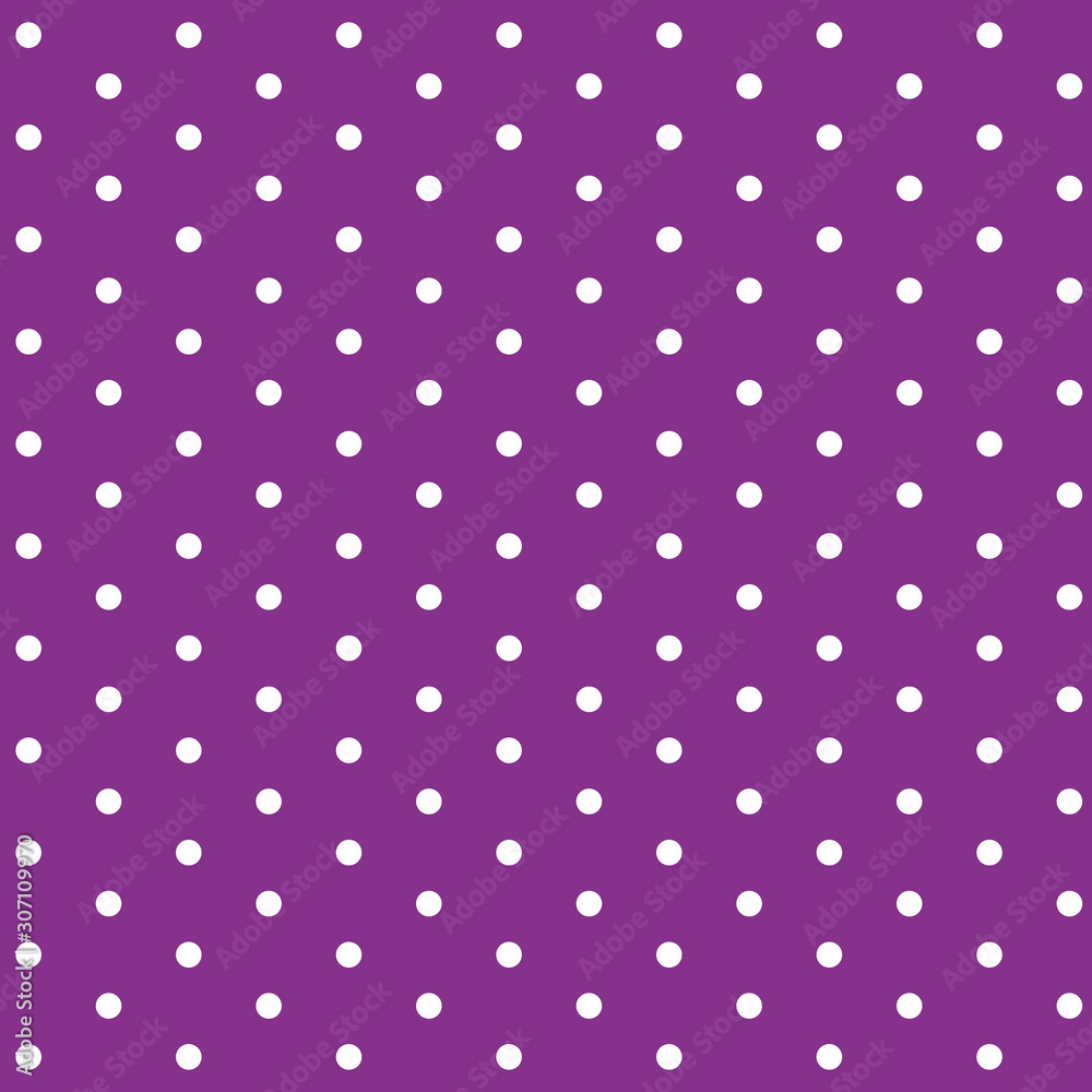 Background template design with purple polkadots