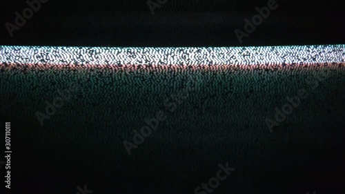 Pictures on the TV screen if the signal is not strong enough