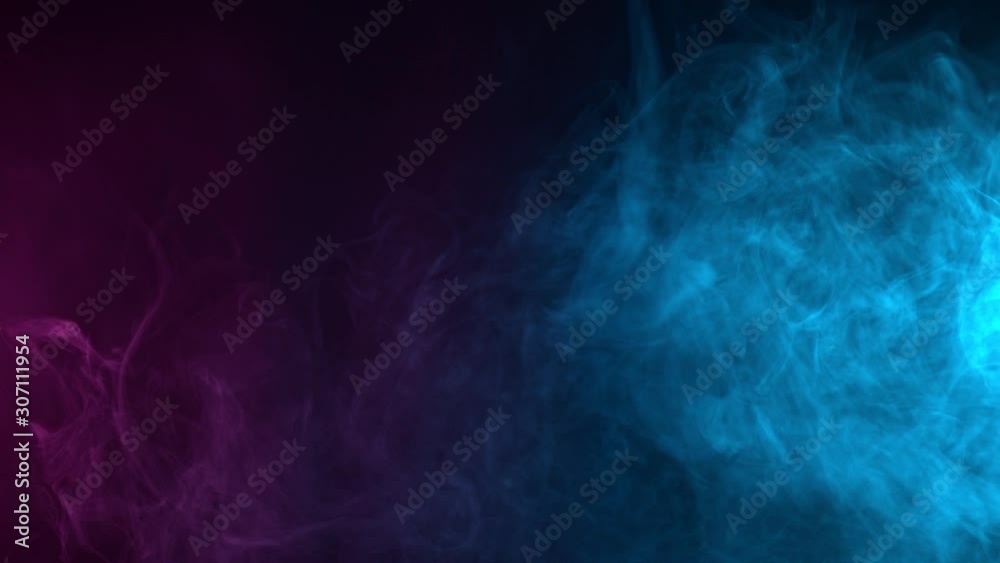 Slow Motion Shot of Modern Neon Smoke Abstract Background. Slow Motion Shot of Modern Neon Smoke Abstract Background.