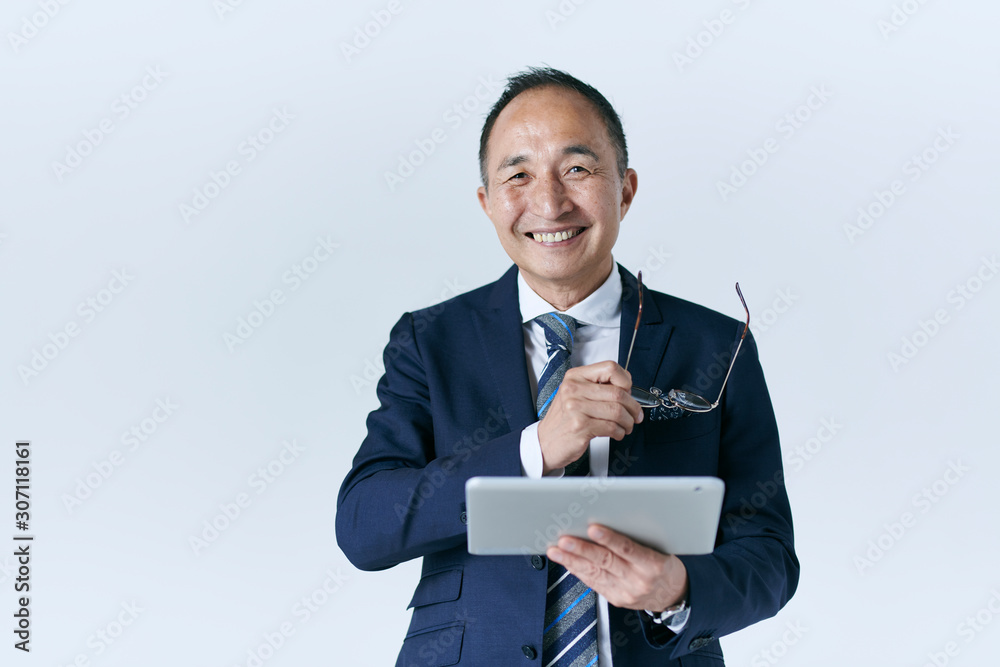 シニアのビジネスマン シニアのビジネスマン