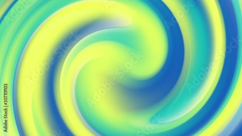 青と黄色の渦