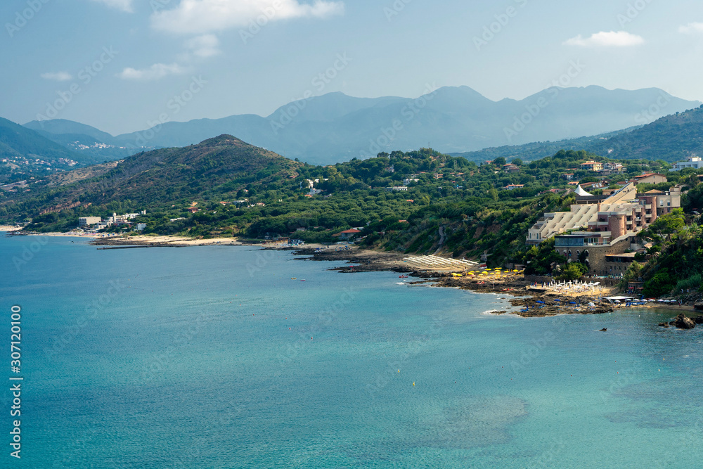 The coast at Palinuro, Southern Italy