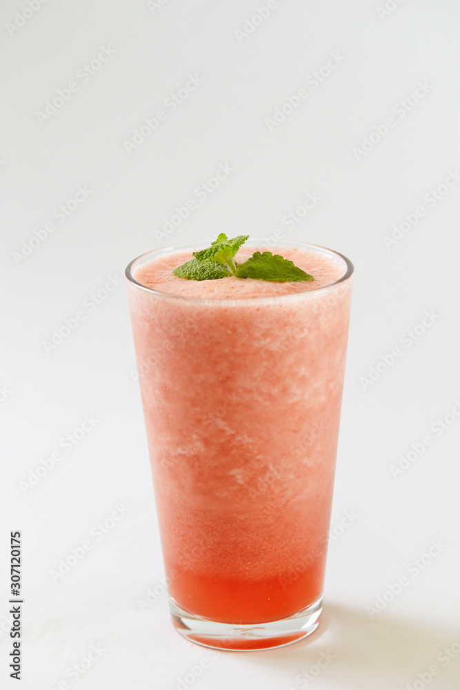 smoothie with fruit and mint smoothie with fruit and mint