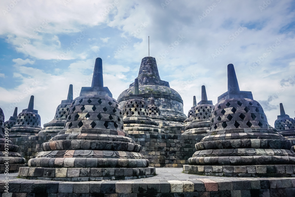 Borobudur Temple - the largest Buddhist temple in the world Borobudur Temple - the largest Buddhist temple in the world