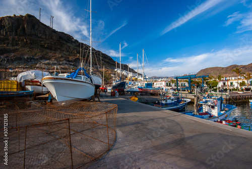 Harbour of Puerto de Mogán, Gran Canaria photo