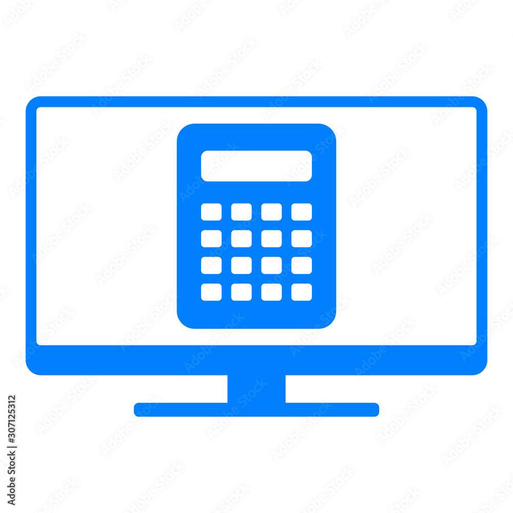 Taschenrechner und Monitor Taschenrechner und Monitor