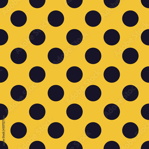 Seamless vector polka dots pattern