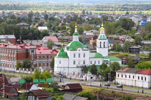 View of the Church in honor of Archangel Michael in Tobolsk Russia