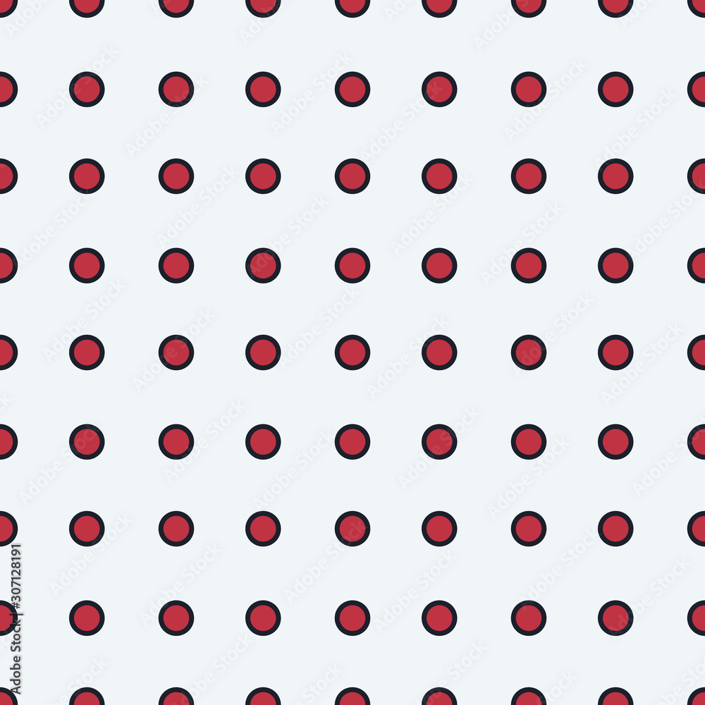 Seamless pattern with red circles Seamless pattern with red circles