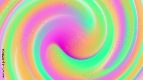 ピンクと緑の渦