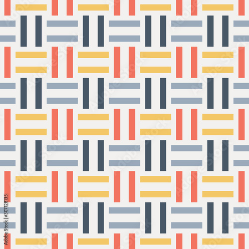 Colorful seamless pattern with rectangles