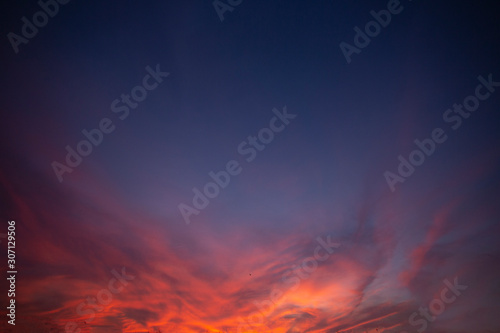 Natural colors Evening sky Shine new day Path to Heaven, Modern sheet structure design, New Banner Business Web Template, Blur the background light of the New Year 2020,