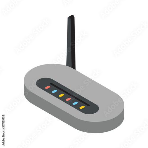 router wifi device isolated icon