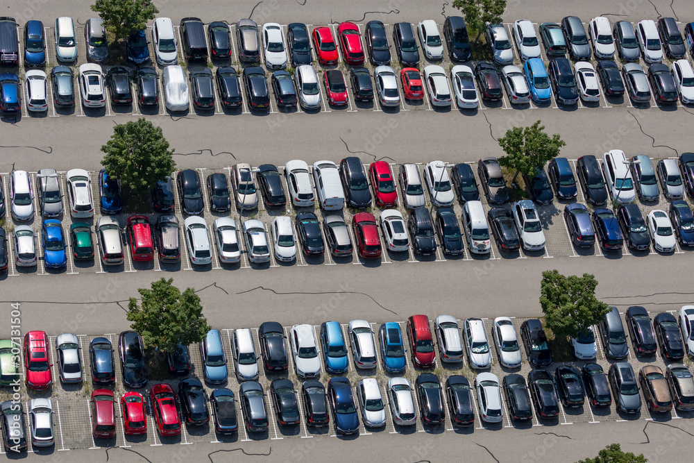 Obraz premium Parkplatz